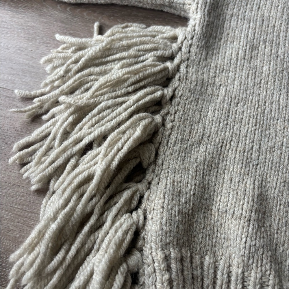 Zara Fringe Detail Sweater - Picture 4 of 6